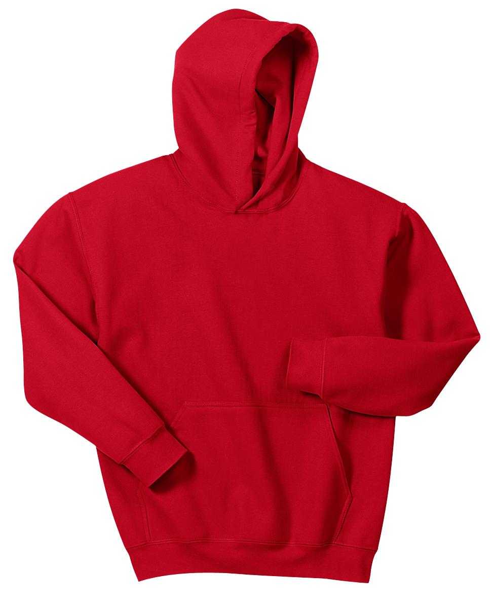 Gildan 18500B Youth Heavy Blend Hooded Sweatshirt - Red - HIT a Double