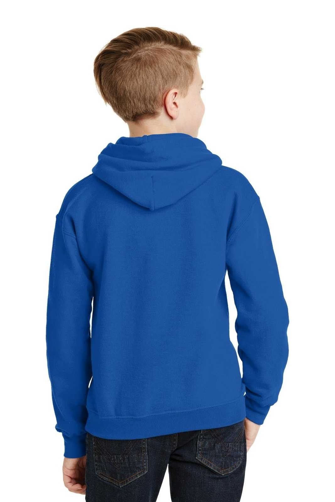 Gildan 18500B Youth Heavy Blend Hooded Sweatshirt - Royal - HIT a Double