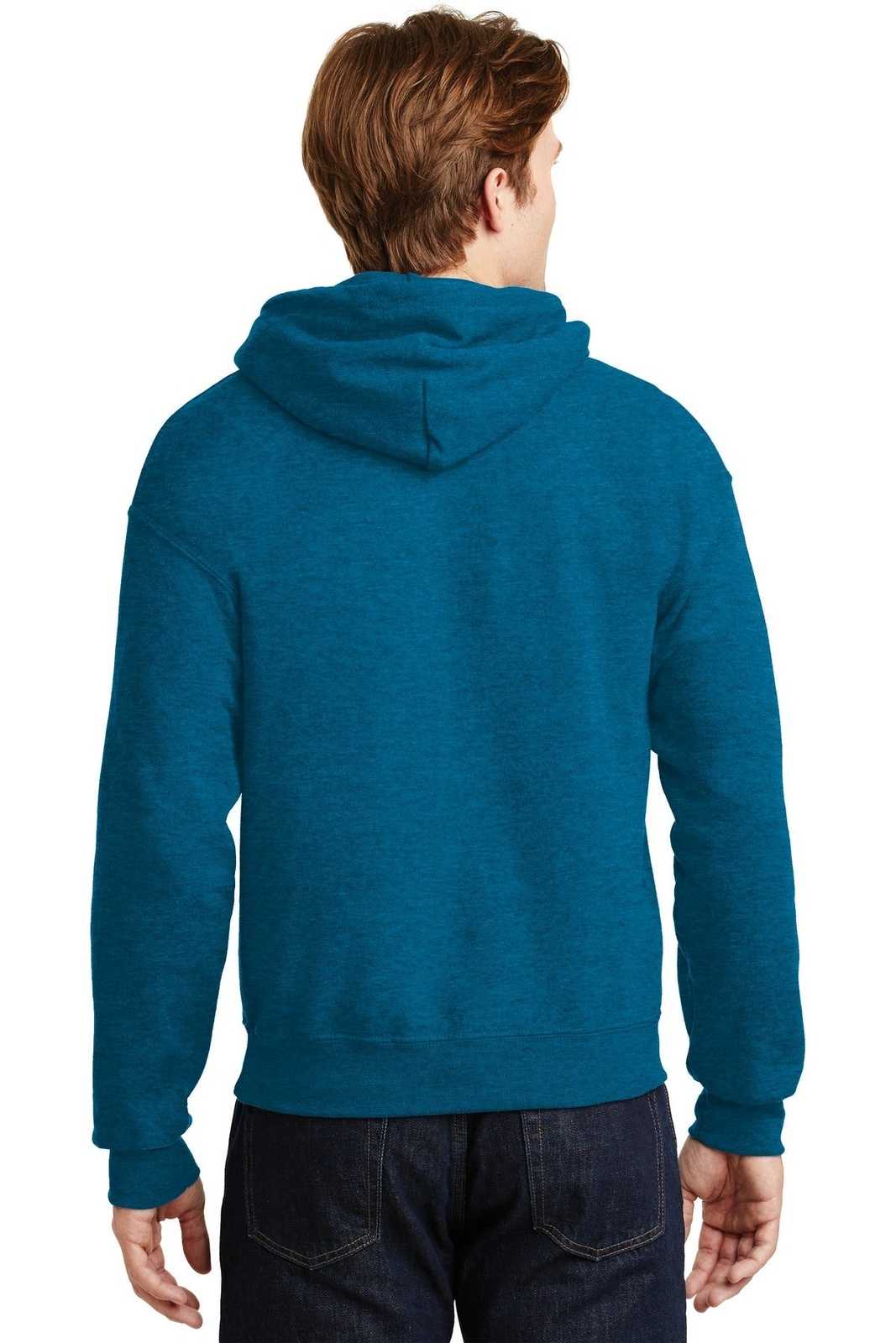 Gildan 18500 Heavy Blend Hooded Sweatshirt - Antique Sapphire - HIT a Double
