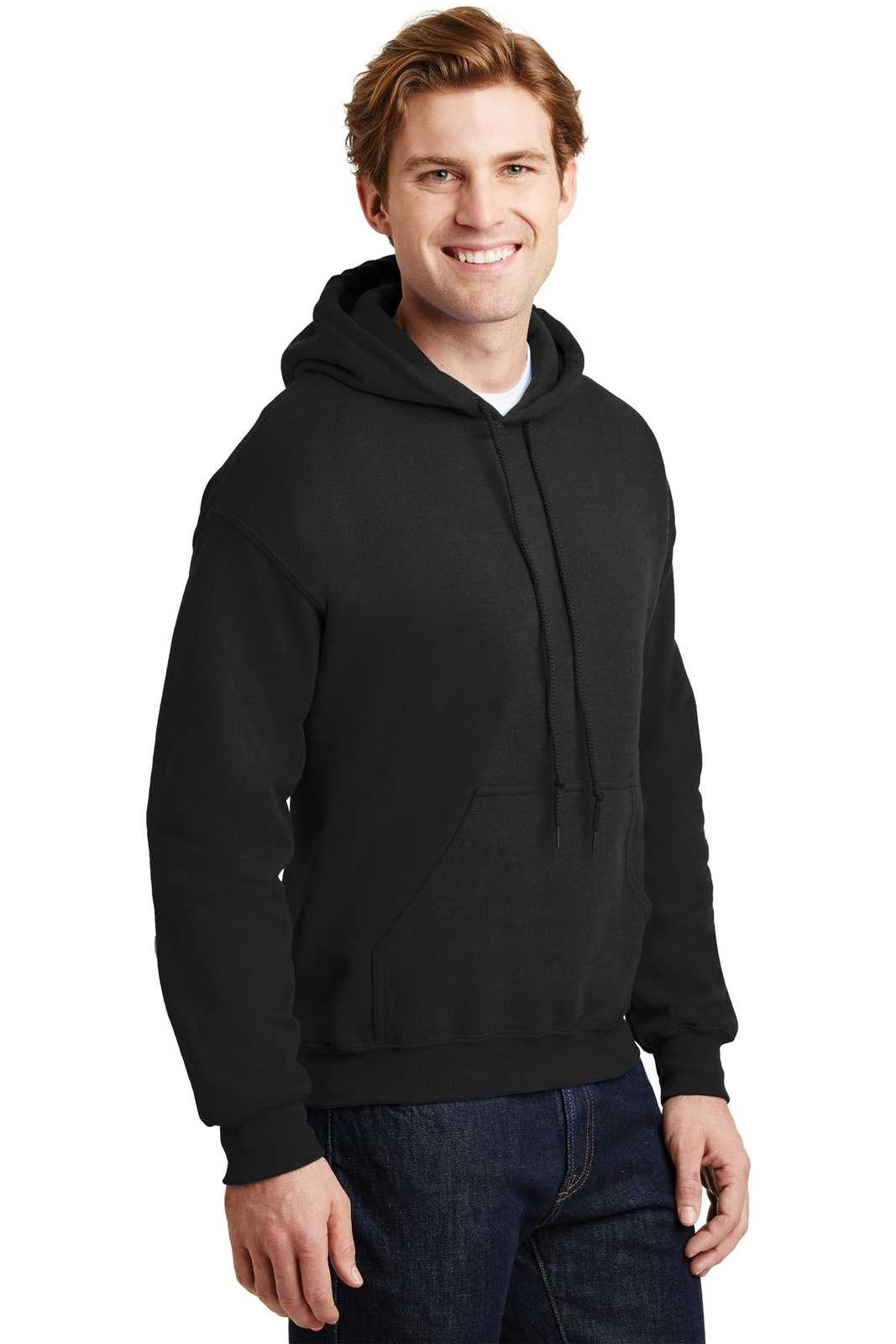 Gildan 18500 Heavy Blend Hooded Sweatshirt - Black - HIT a Double