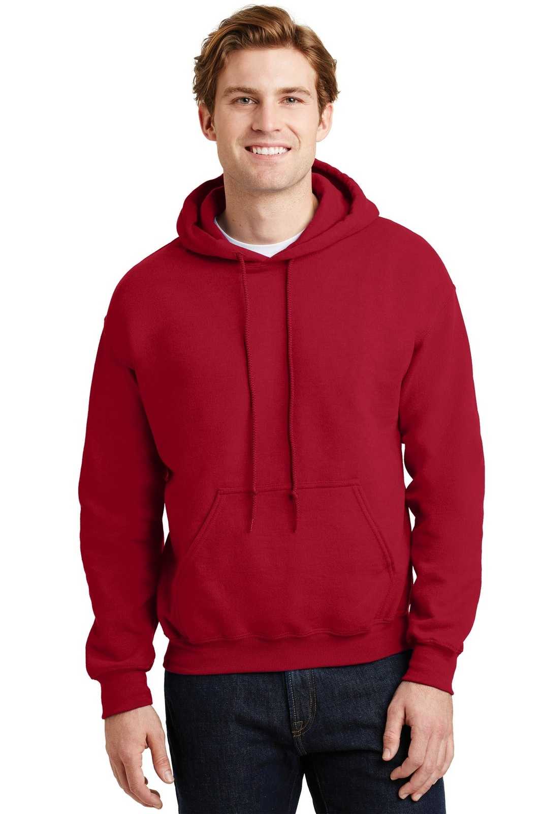 Gildan 18500 Heavy Blend Hooded Sweatshirt - Cherry Red - HIT a Double