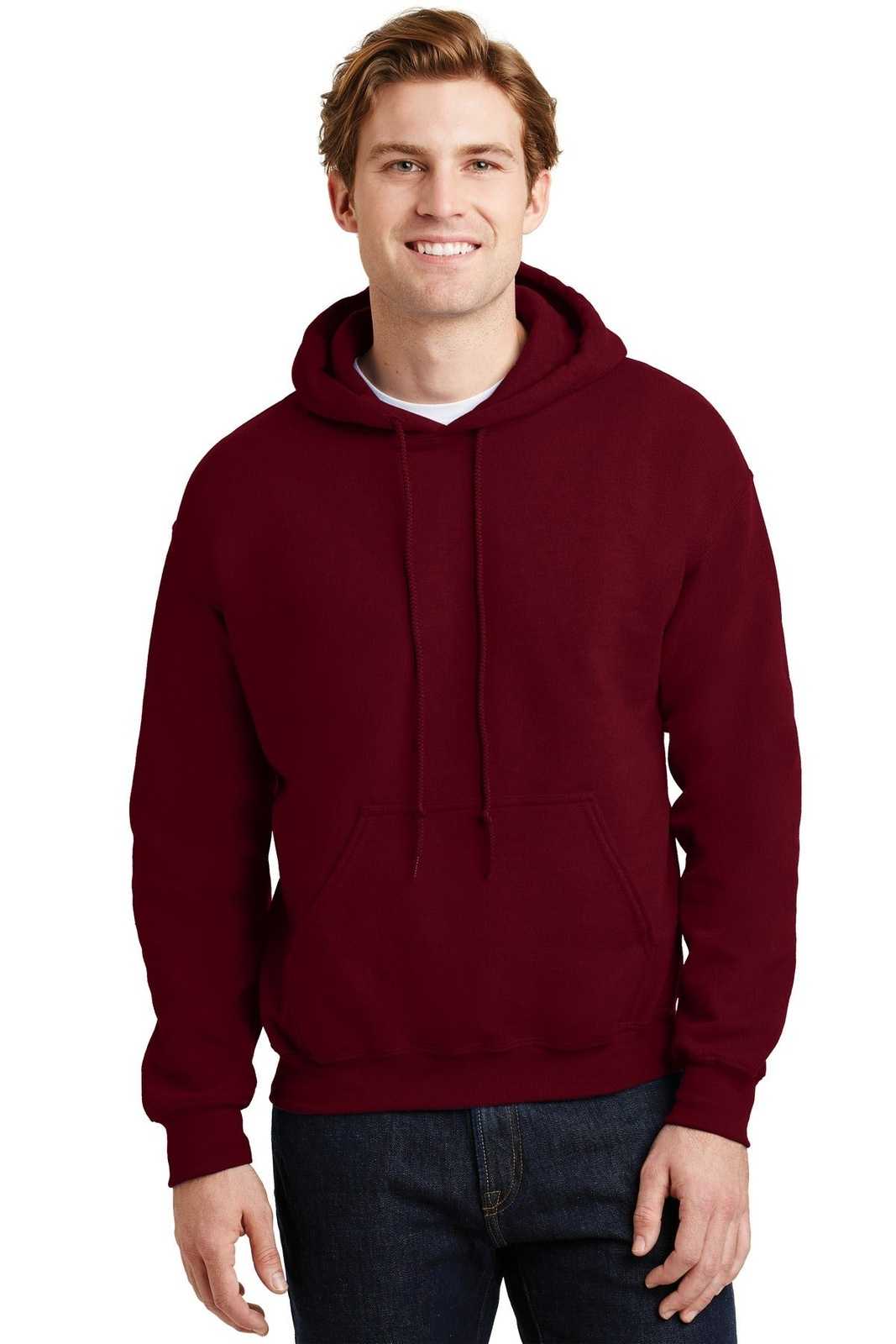 Gildan 18500 Heavy Blend Hooded Sweatshirt - Garnet - HIT a Double