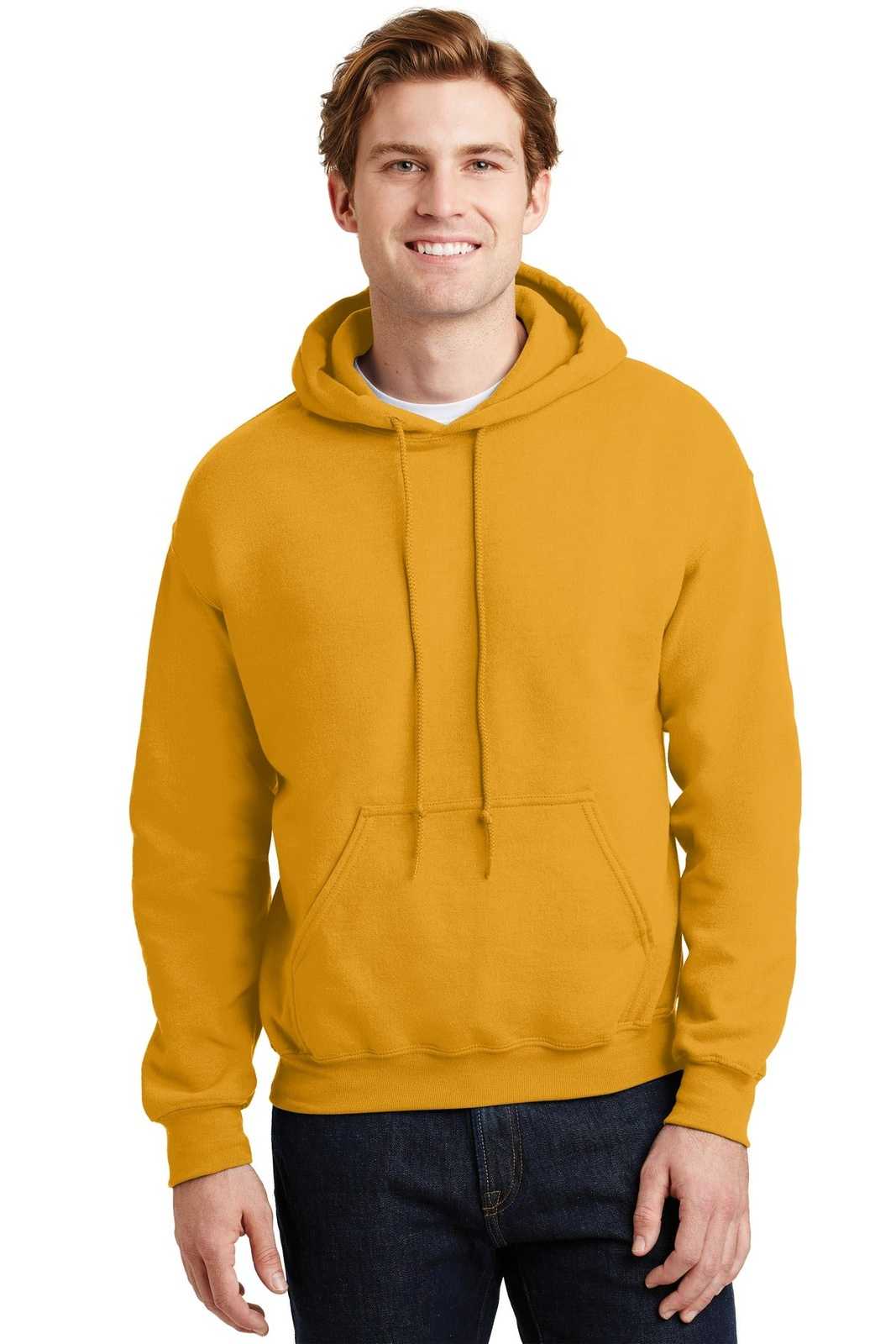Gildan 18500 Heavy Blend Hooded Sweatshirt - Gold - HIT a Double