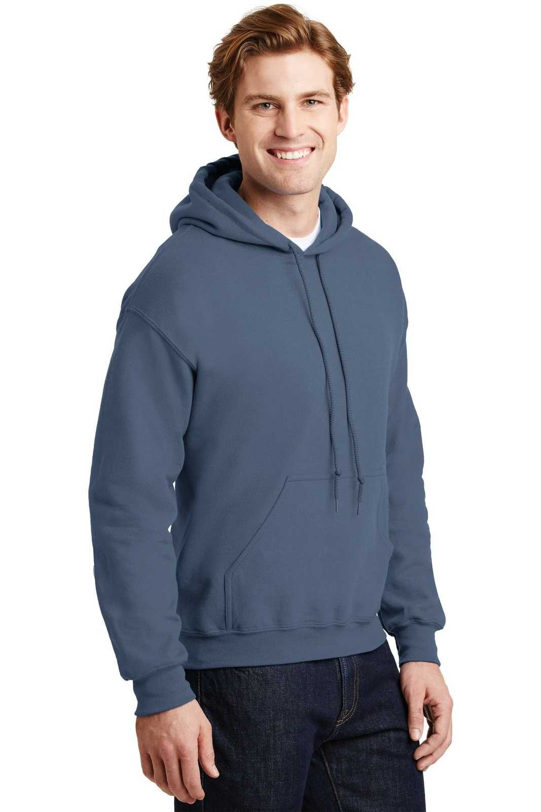 Gildan 18500 Heavy Blend Hooded Sweatshirt - Indigo Blue - HIT a Double