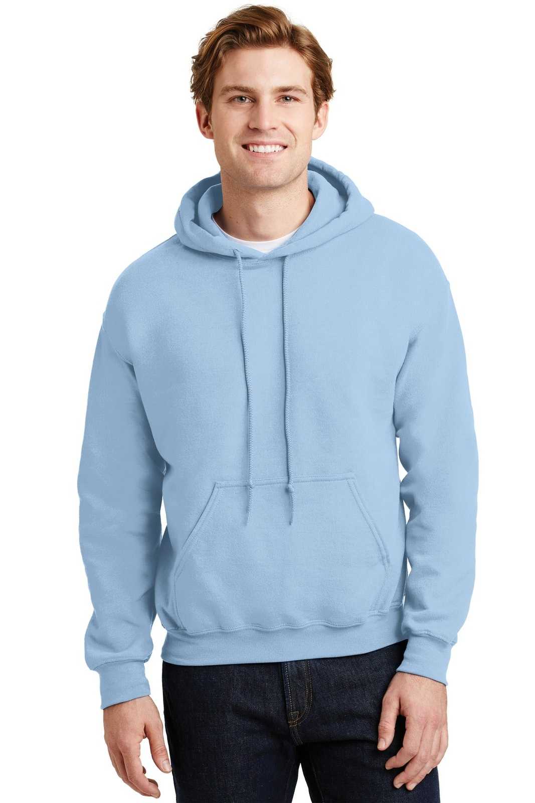 Gildan 18500 Heavy Blend Hooded Sweatshirt - Light Blue - HIT a Double
