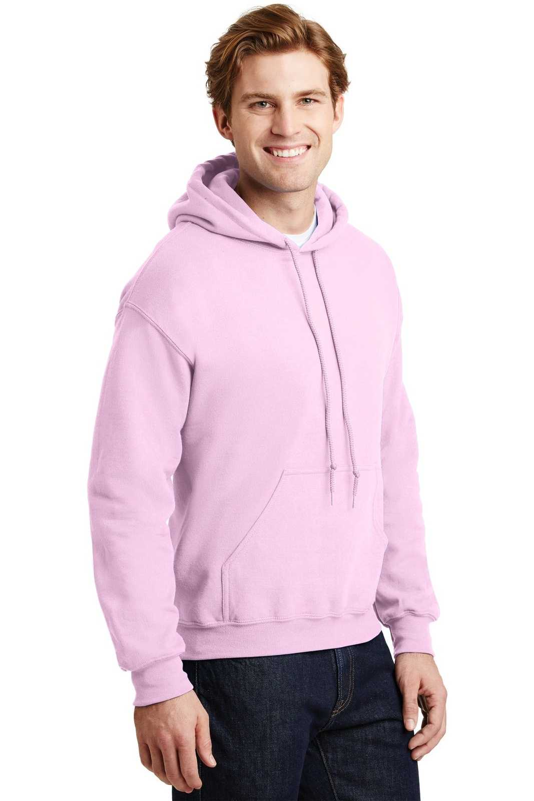 Gildan 18500 Heavy Blend Hooded Sweatshirt - Light Pink - HIT a Double