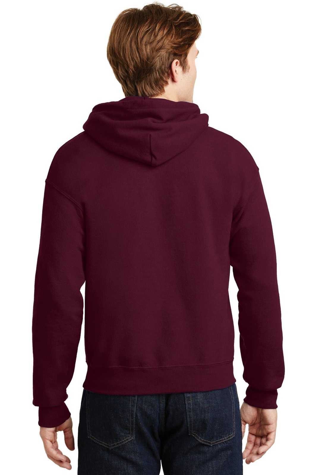 Gildan 18500 Heavy Blend Hooded Sweatshirt - Maroon - HIT a Double