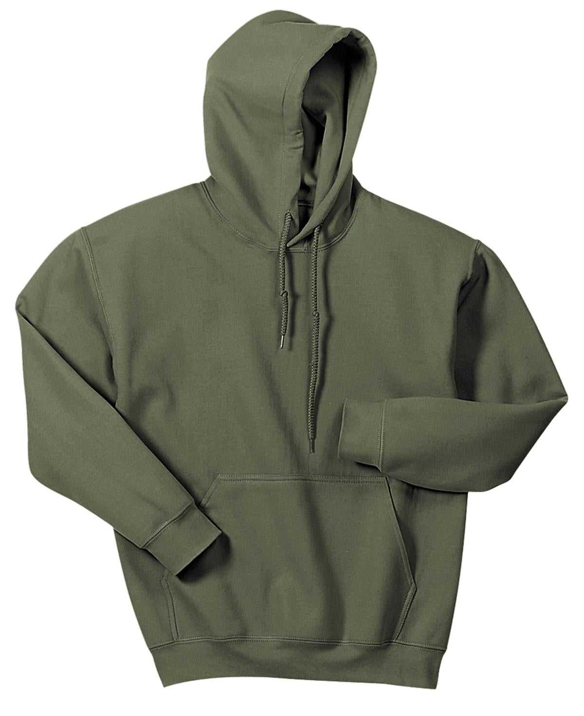 Gildan 18500 Heavy Blend Hooded Sweatshirt - Military Green - HIT a Double