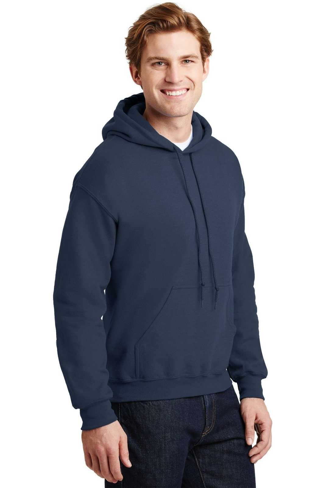 Gildan 18500 Heavy Blend Hooded Sweatshirt - Navy - HIT a Double