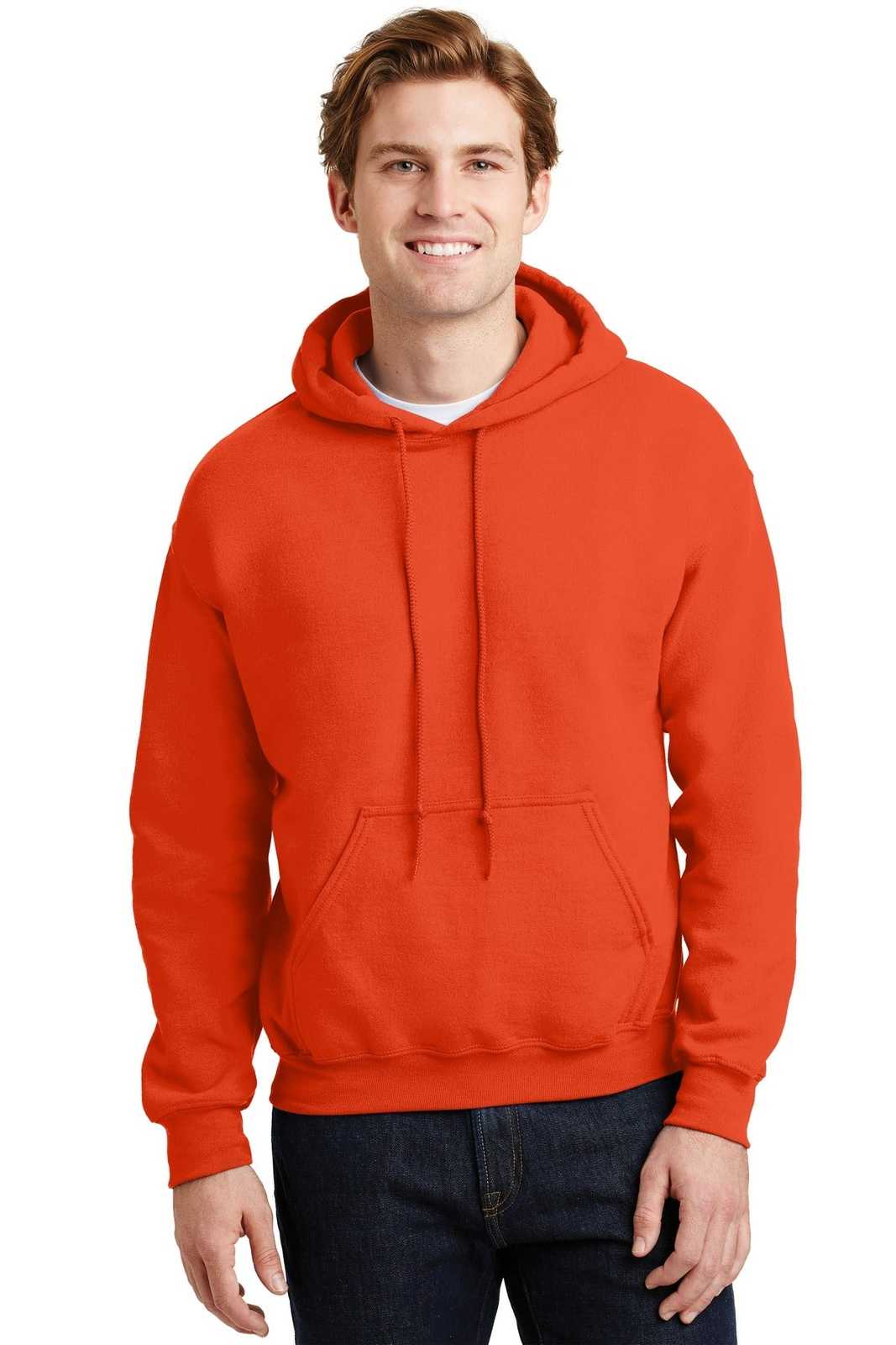Gildan 18500 Heavy Blend Hooded Sweatshirt - Orange - HIT a Double