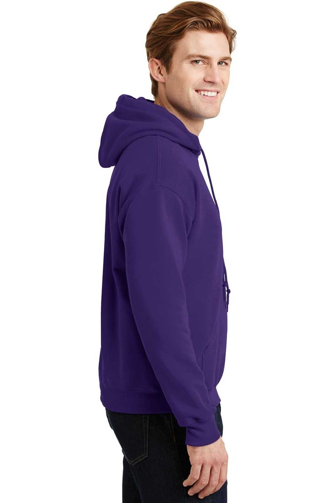 Gildan 18500 Heavy Blend Hooded Sweatshirt - Purple - HIT a Double