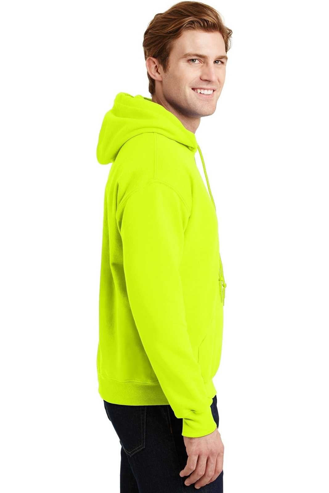 Gildan 18500 Heavy Blend Hooded Sweatshirt - Safety Green - HIT a Double