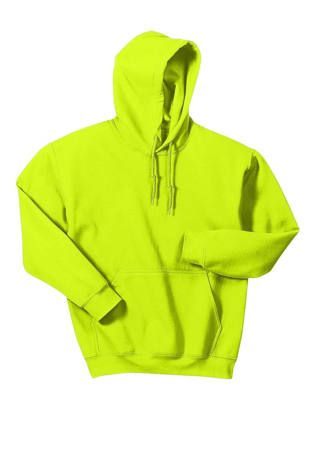 Gildan 18500 Heavy Blend Hooded Sweatshirt - Safety Green - HIT a Double