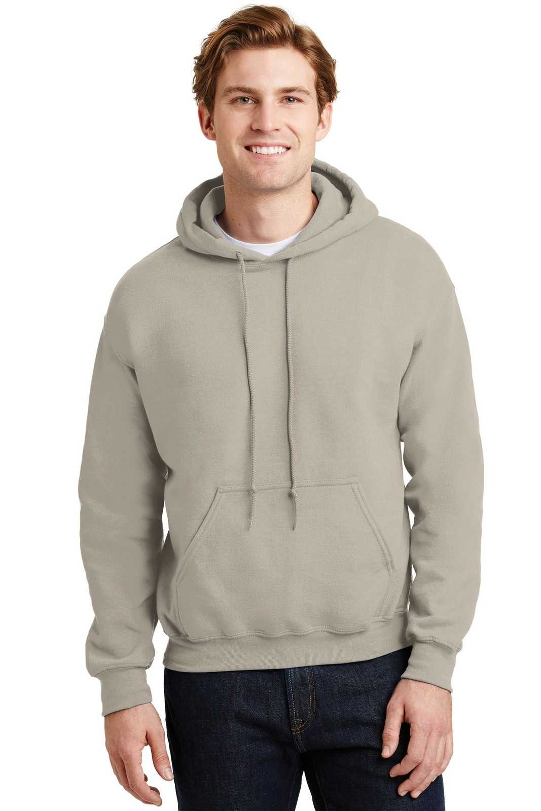 Gildan 18500 Heavy Blend Hooded Sweatshirt - Sand - HIT a Double