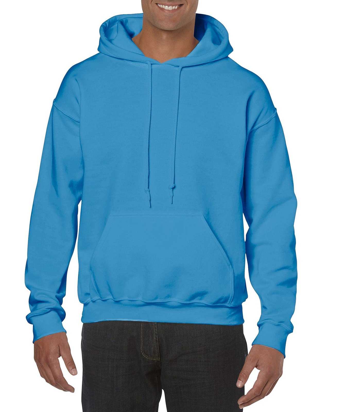 Gildan 18500 Heavy Blend Hooded Sweatshirt - Sapphire - HIT a Double