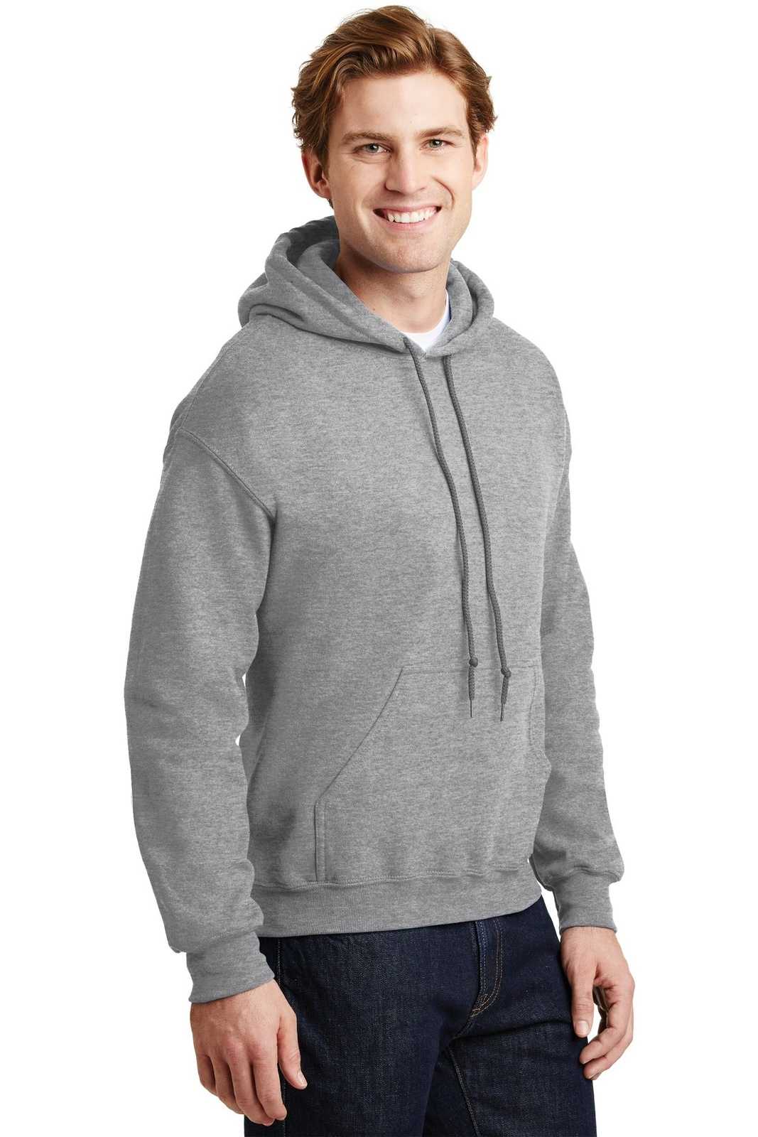 Gildan 18500 Heavy Blend Hooded Sweatshirt - Sport Gray - HIT a Double