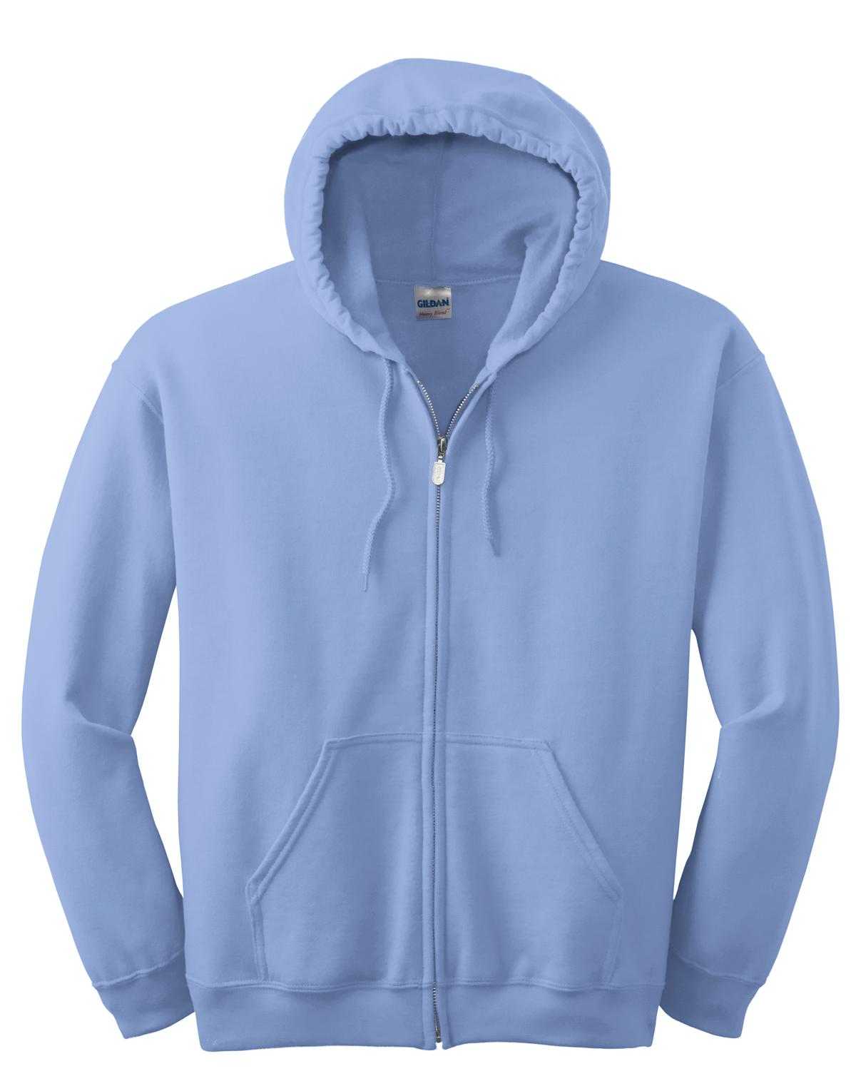 Gildan 18600 Heavy Blend Full-Zip Hooded Sweatshirt - Carolina Blue - HIT a Double