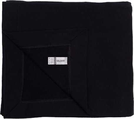 Gildan 18900 Heavy Blend Fleece Stadium Blanket - Black" - "HIT a Double
