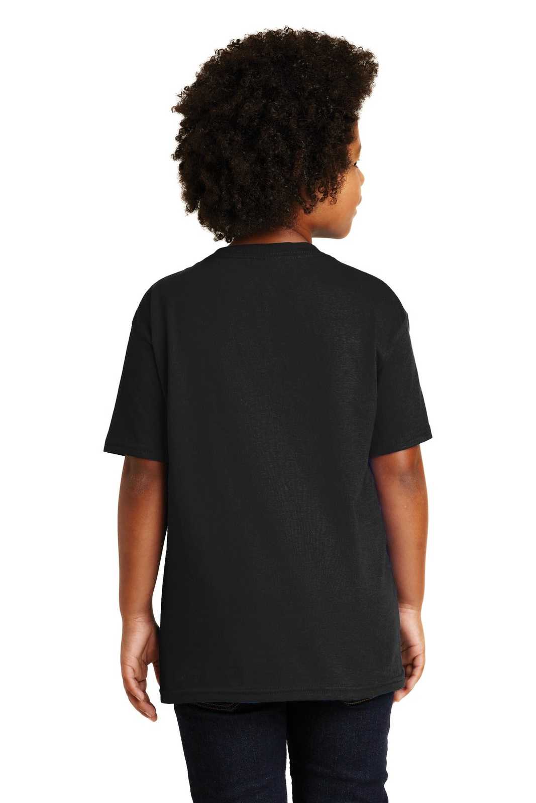 Gildan 2000B Youth Ultra Cotton 100% Cotton T-Shirt - Black - HIT a Double
