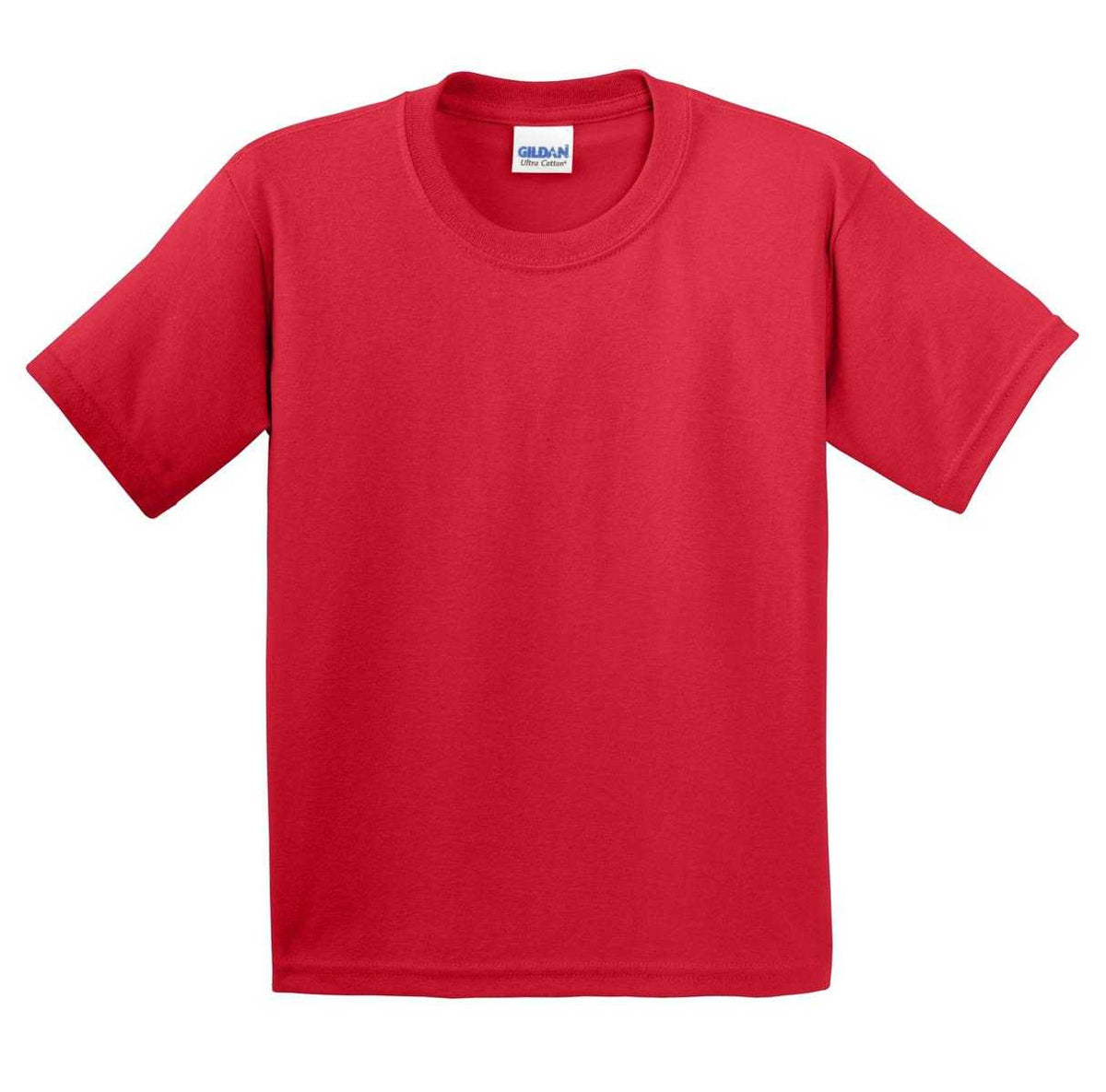 Gildan 2000B Youth Ultra Cotton 100% Cotton T-Shirt - Cherry Red - HIT a Double