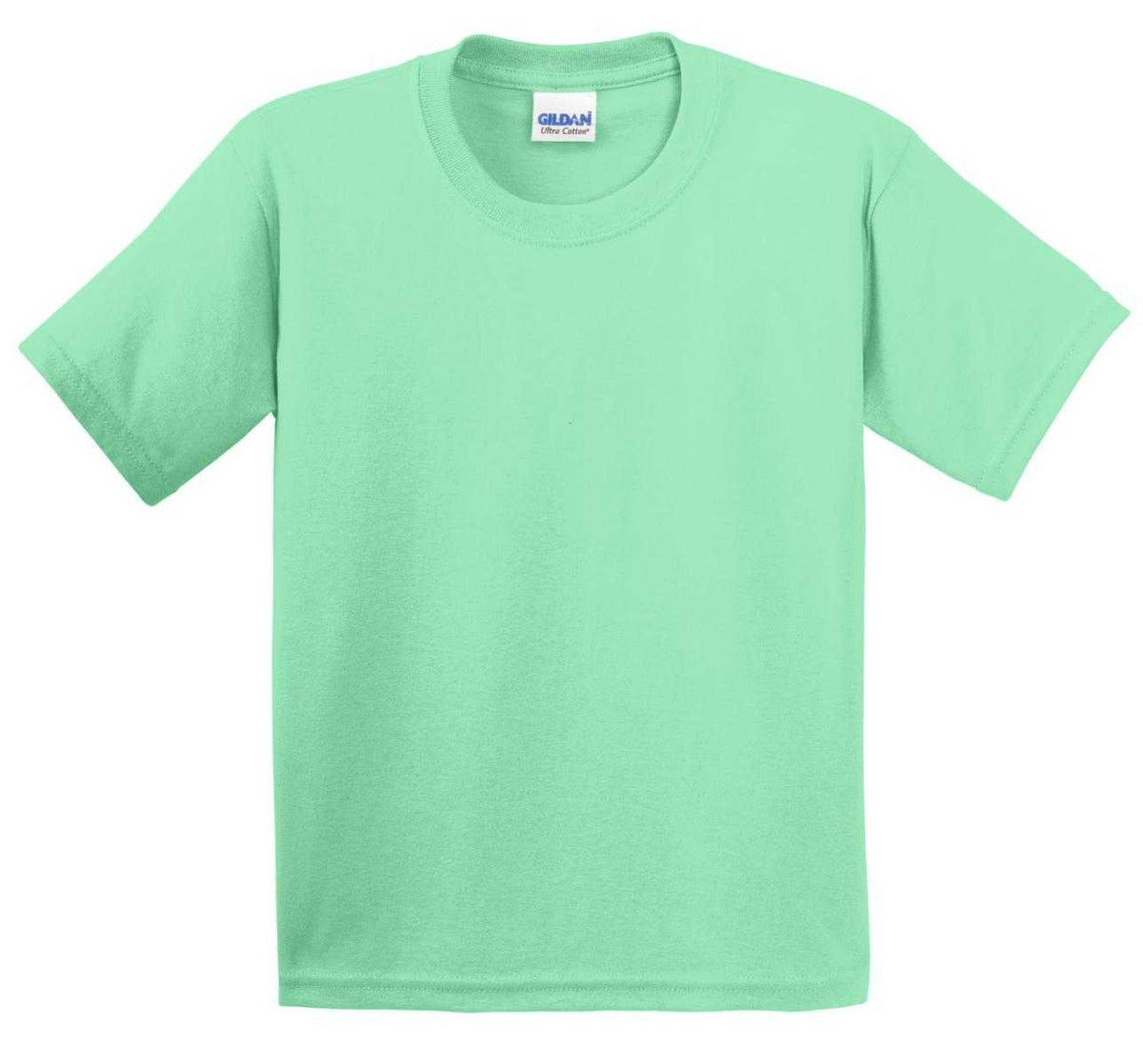 Gildan 2000B Youth Ultra Cotton 100% Cotton T-Shirt - Mint Green - HIT a Double