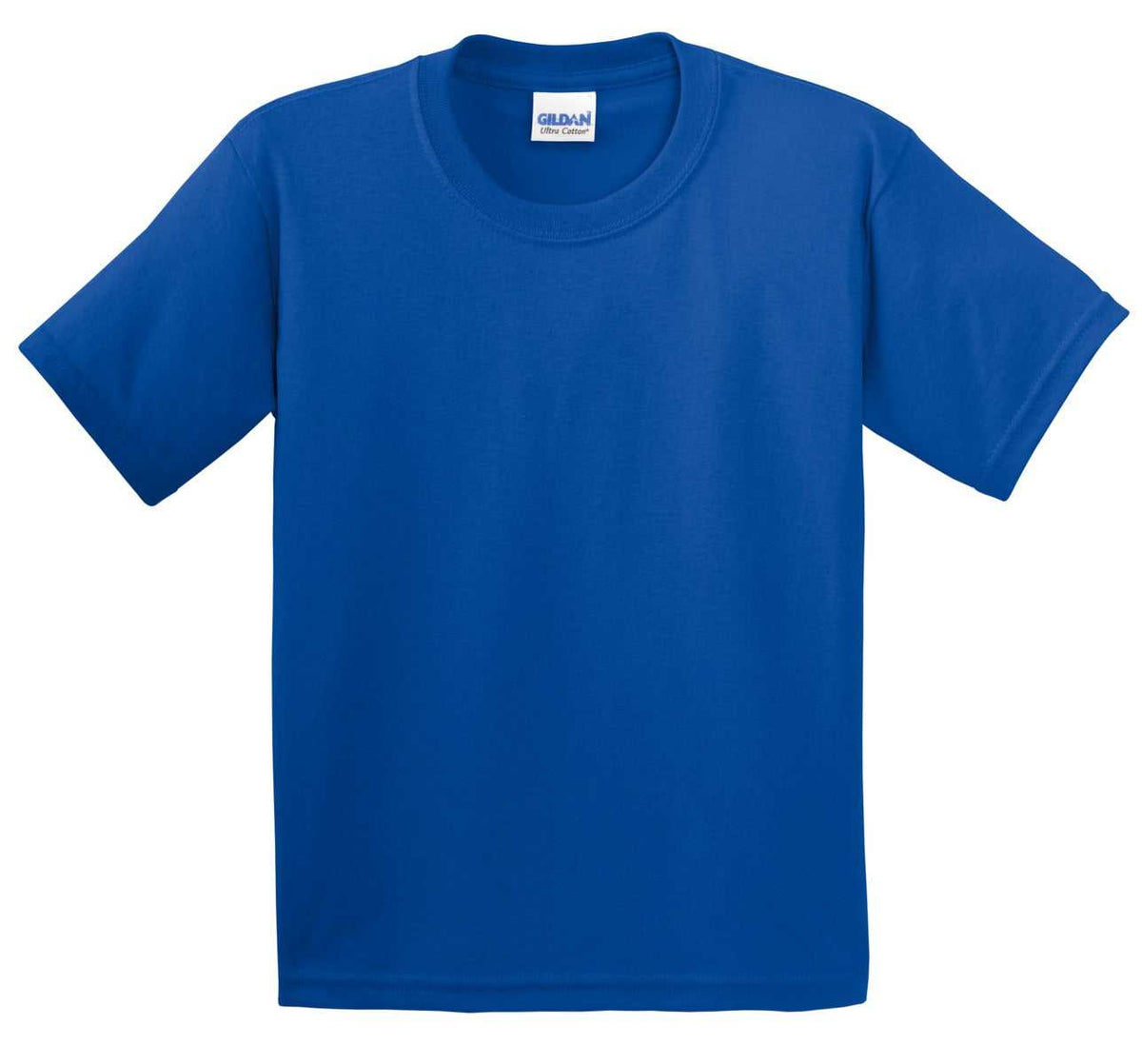 Gildan 2000B Youth Ultra Cotton 100% Cotton T-Shirt - Royal - HIT a Double