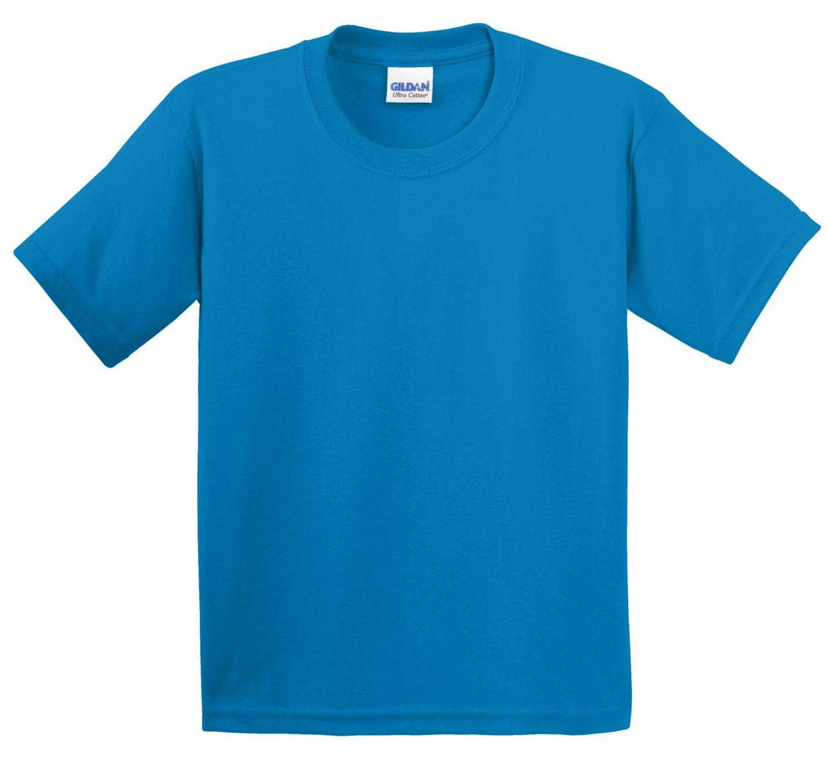 Gildan 2000B Youth Ultra Cotton 100% Cotton T-Shirt - Sapphire - HIT a Double