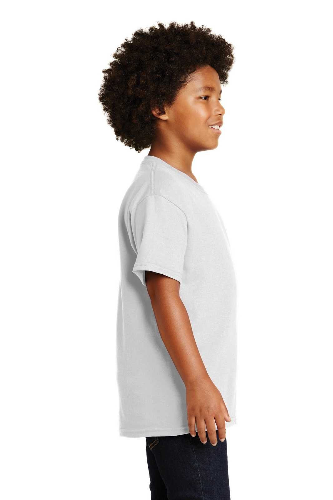 Gildan 2000B Youth Ultra Cotton 100% Cotton T-Shirt - White - HIT a Double