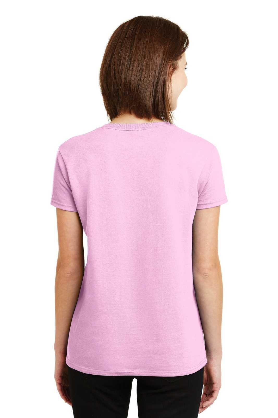 Gildan 2000L Ladies Ultra Cotton 100% Cotton T-Shirt - Light Pink - HIT a Double