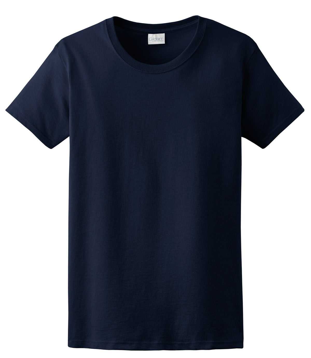 Gildan 2000L Ladies Ultra Cotton 100% Cotton T-Shirt - Navy - HIT a Double