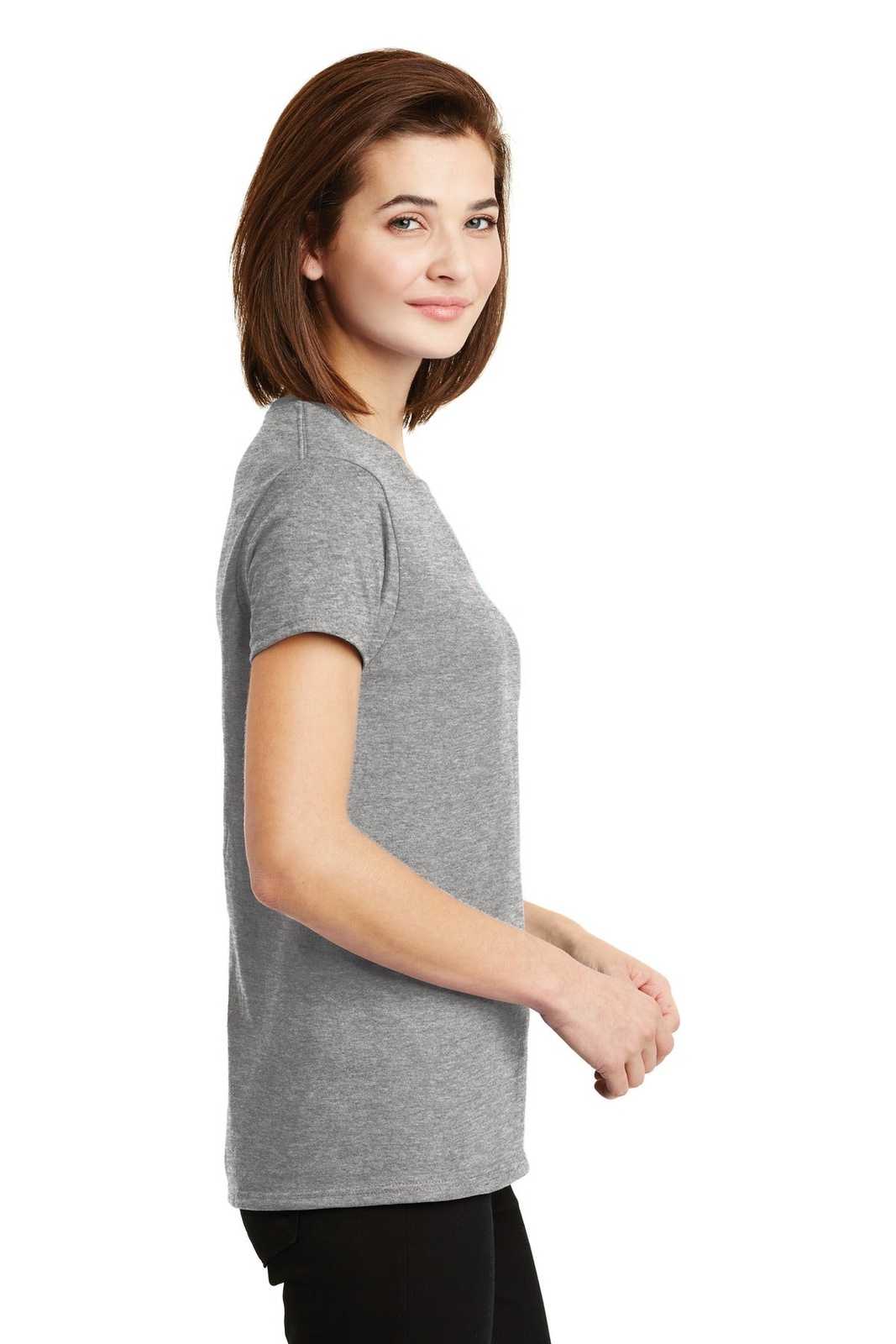 Gildan 2000L Ladies Ultra Cotton 100% Cotton T-Shirt - Sport Gray - HIT a Double