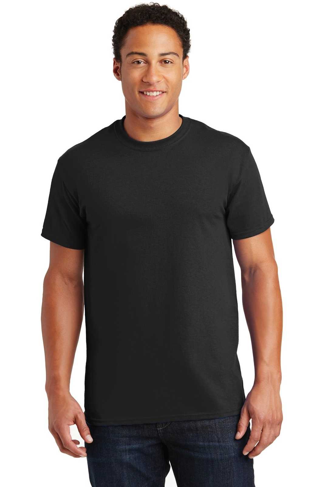 Gildan 2000 Ultra Cotton 100% Cotton T-Shirt - Black - HIT a Double