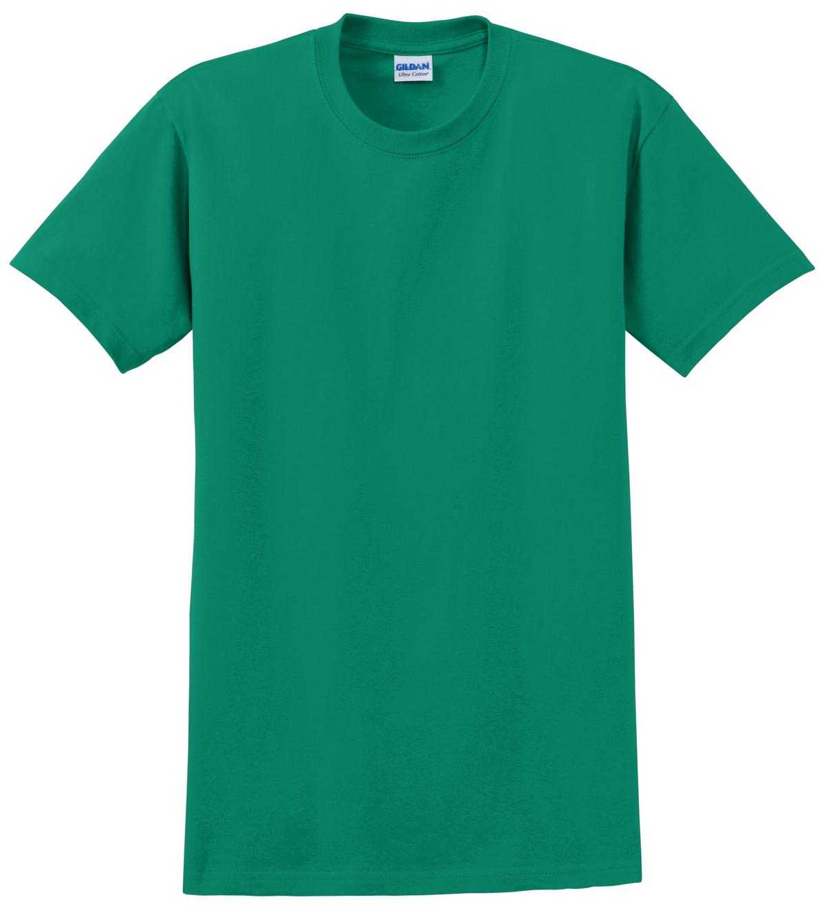 Gildan 2000 Ultra Cotton 100% Cotton T-Shirt - Kelly Green - HIT a Double