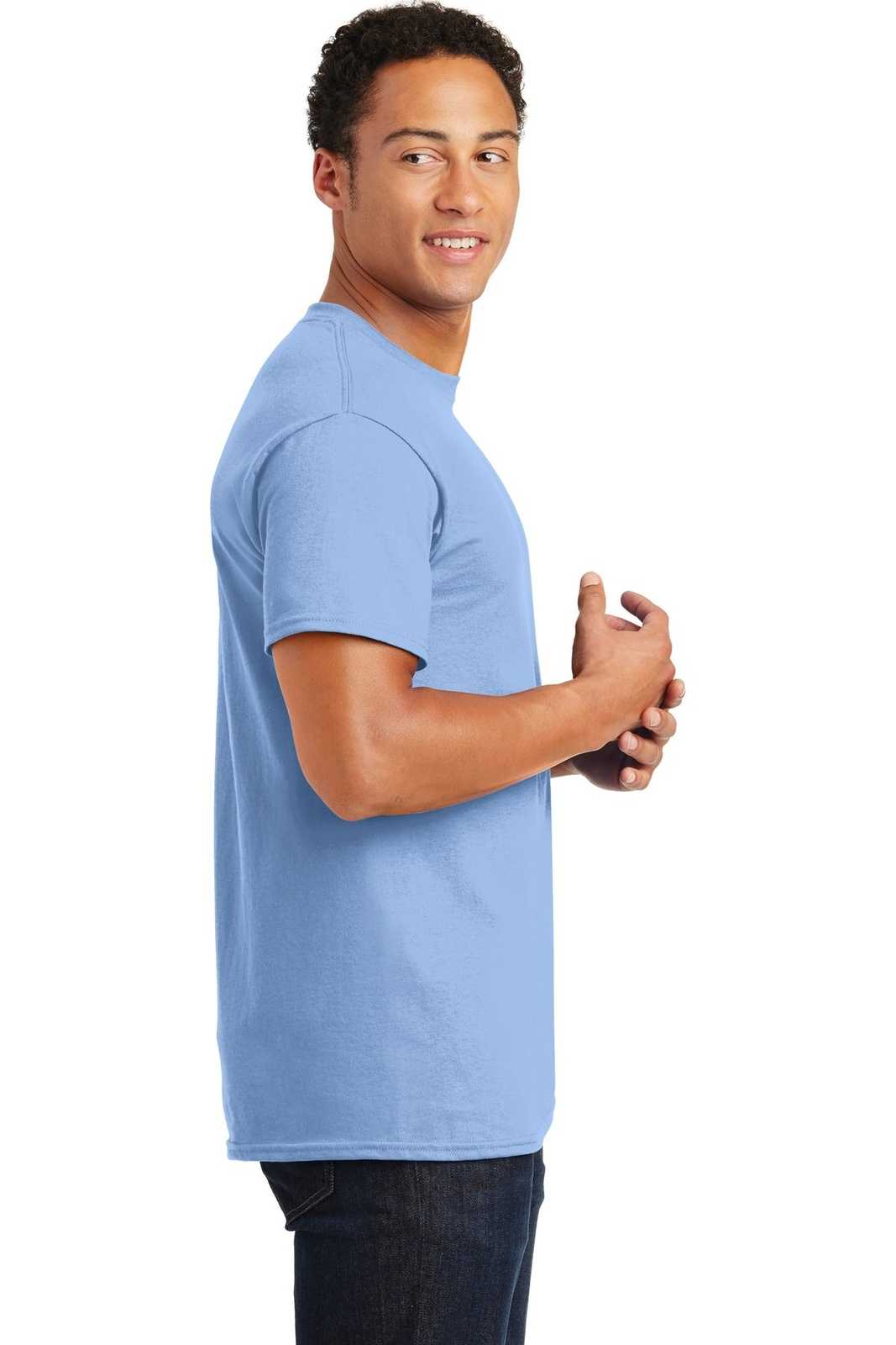 Gildan 2000 Ultra Cotton 100% Cotton T-Shirt - Light Blue - HIT a Double