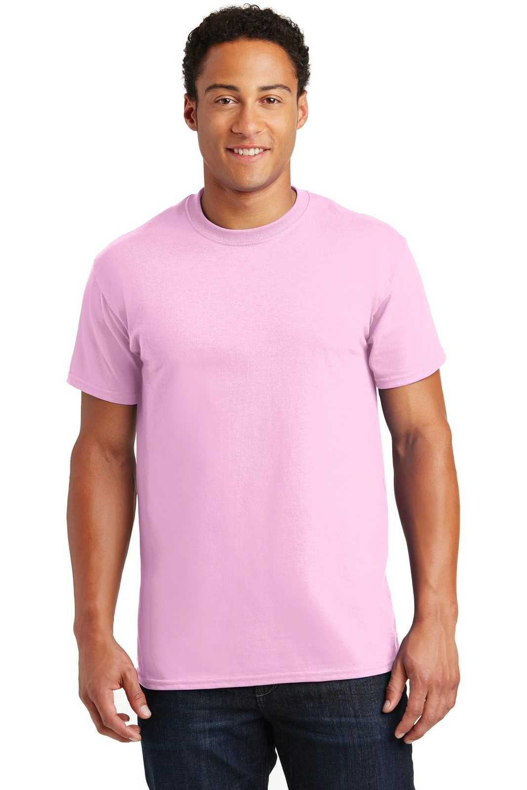 Gildan 2000 Ultra Cotton 100% Cotton T-Shirt - Light Pink - HIT a Double
