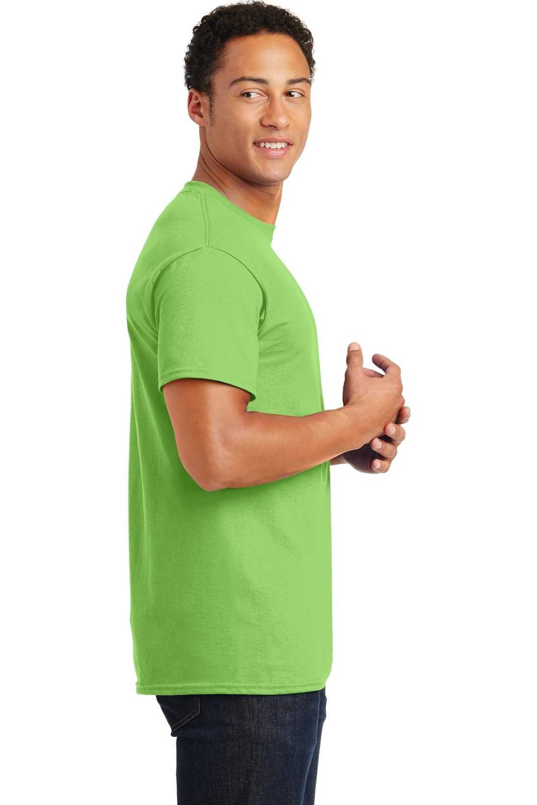 Gildan 2000 Ultra Cotton 100% Cotton T-Shirt - Lime - HIT a Double