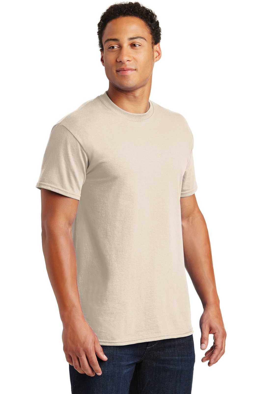Gildan 2000 Ultra Cotton 100% Cotton T-Shirt - Natural - HIT a Double