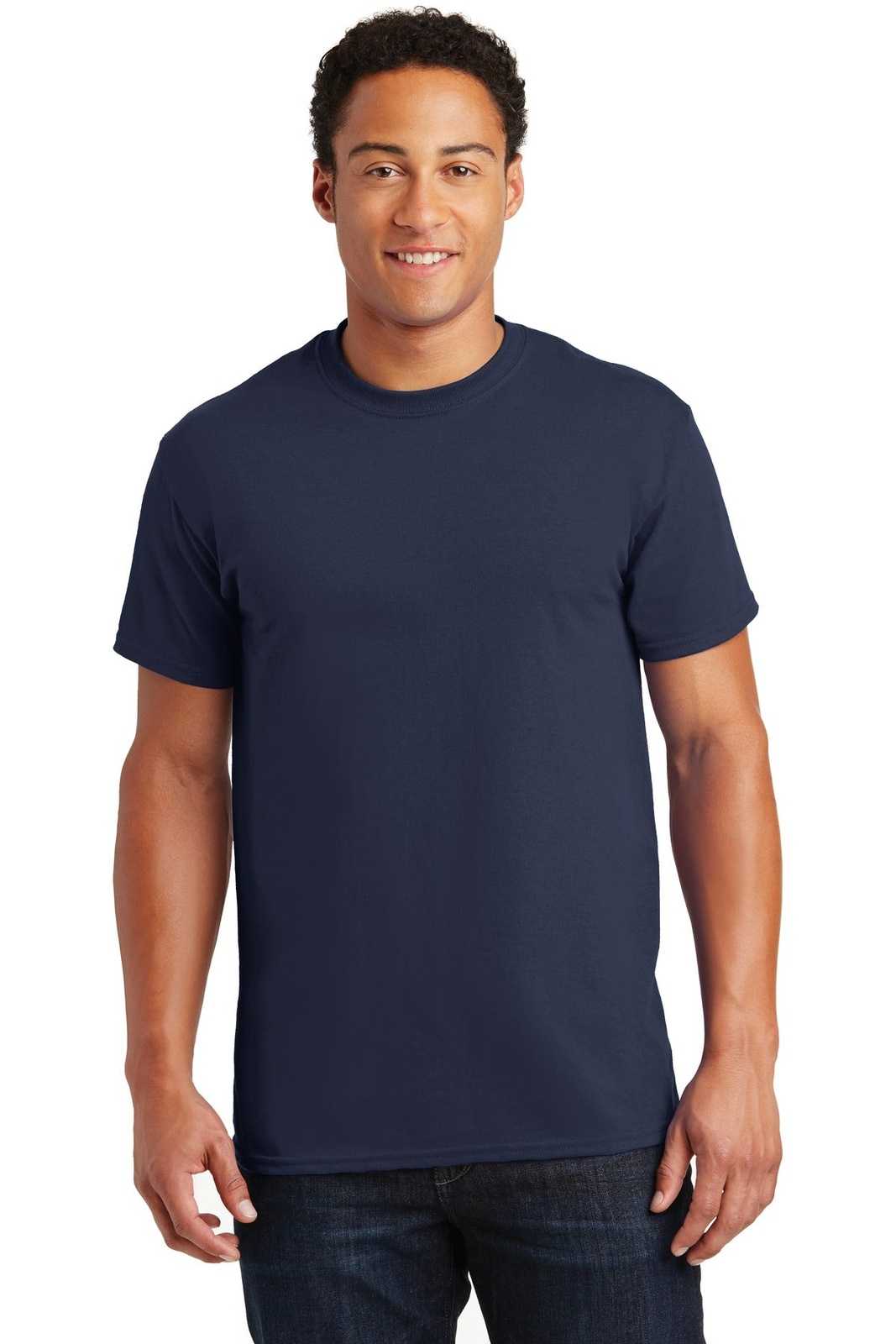 Gildan 2000 Ultra Cotton 100% Cotton T-Shirt - Navy - HIT a Double