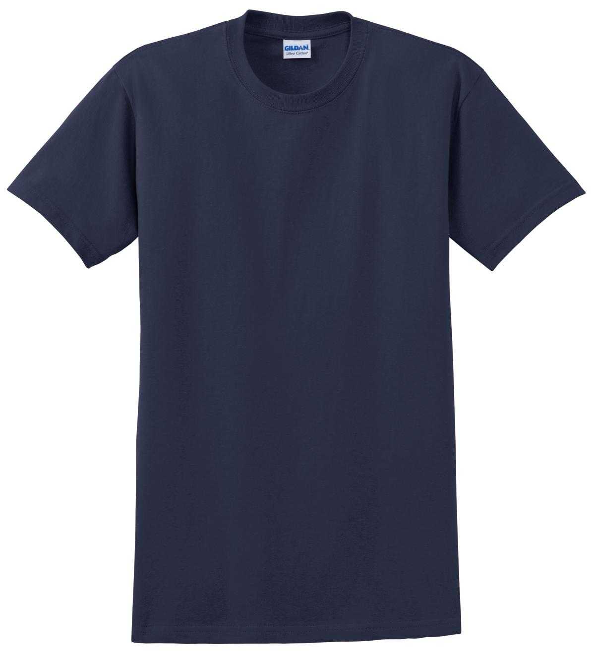 Gildan 2000 Ultra Cotton 100% Cotton T-Shirt - Navy - HIT a Double