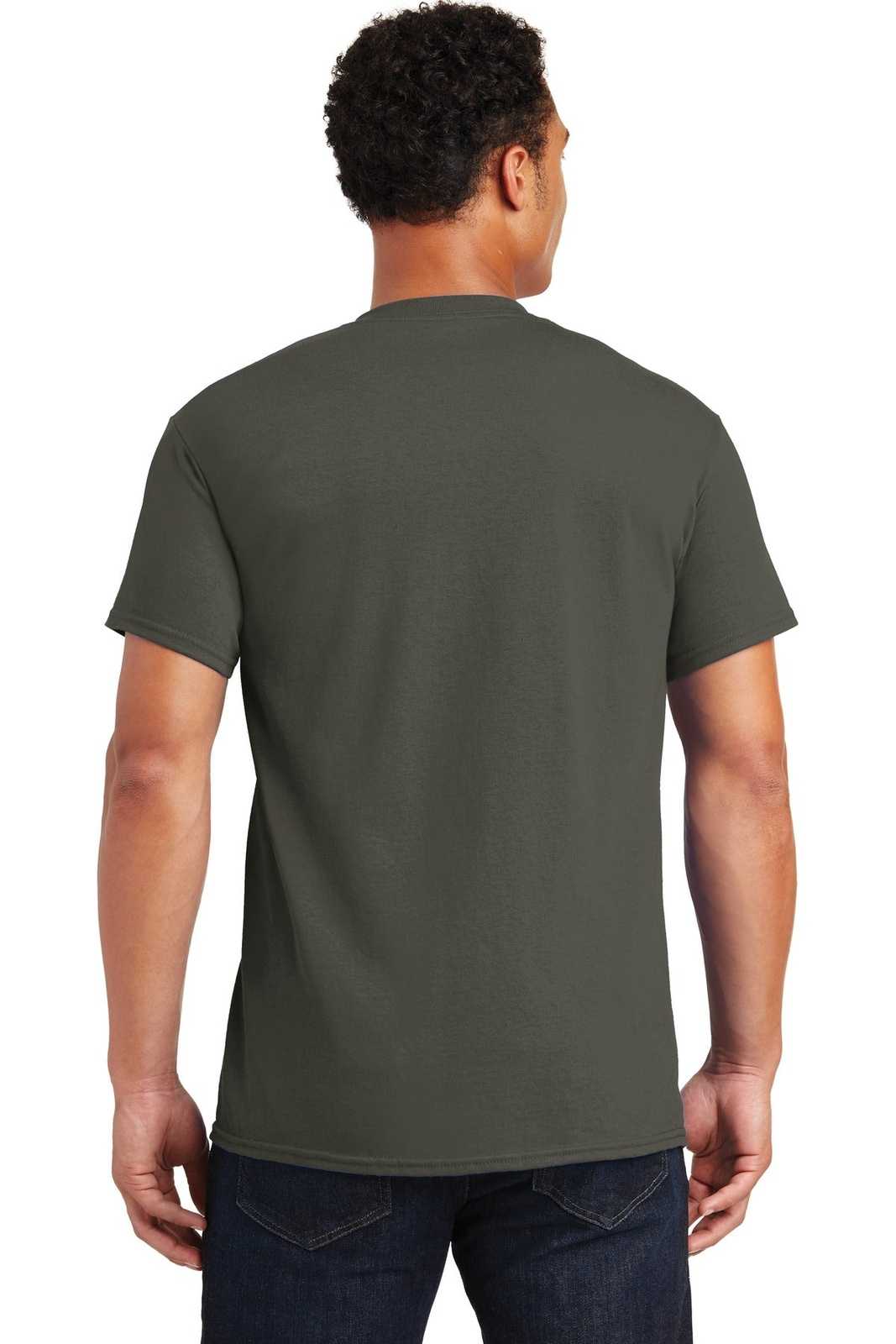 Gildan 2000 Ultra Cotton 100% Cotton T-Shirt - Olive - HIT a Double