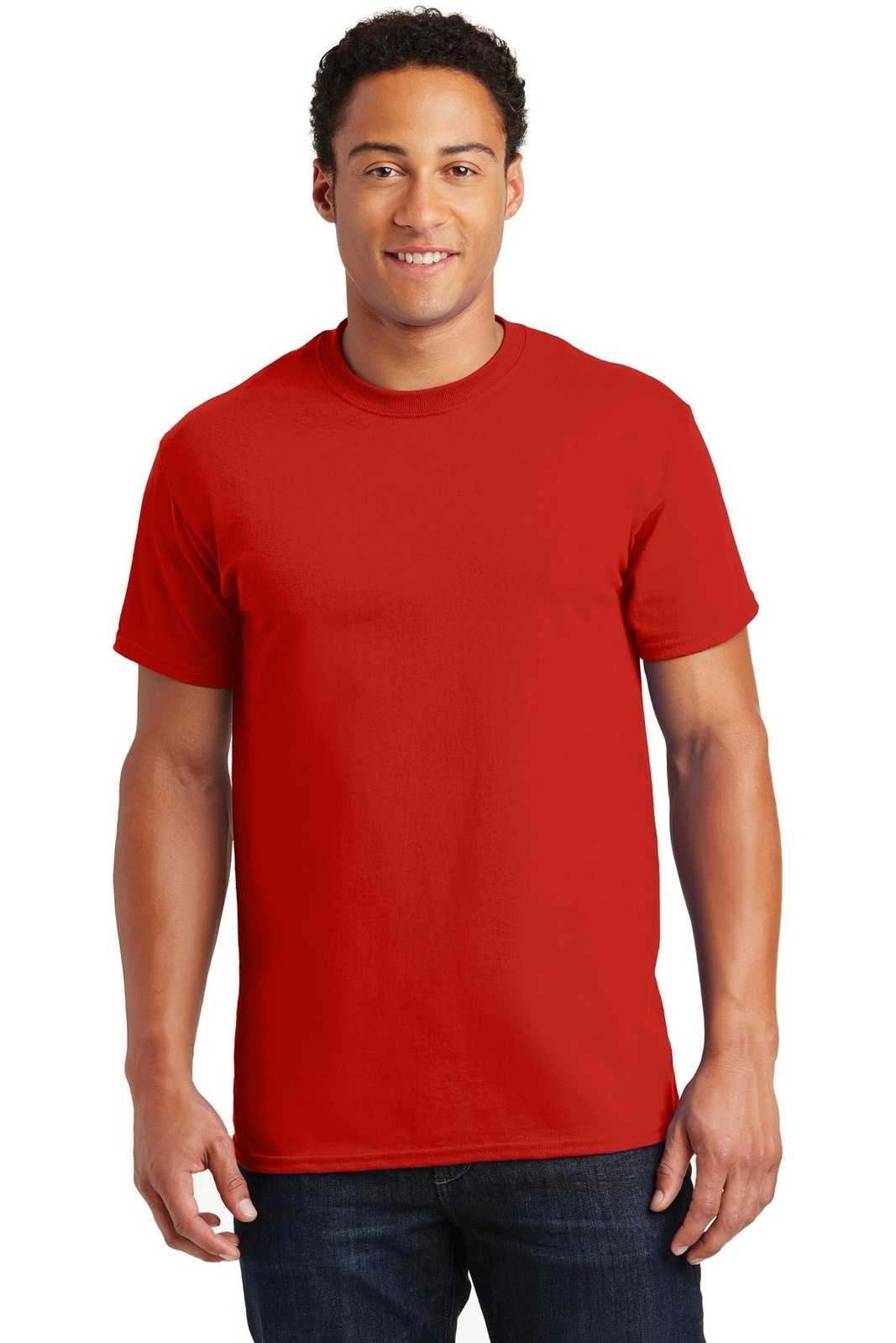 Gildan 2000 Ultra Cotton 100% Cotton T-Shirt - Red - HIT a Double