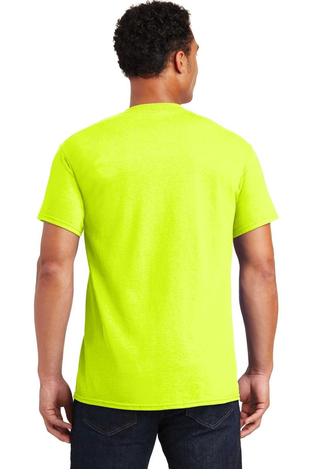 Gildan 2000 Ultra Cotton 100% Cotton T-Shirt - Safety Green - HIT a Double