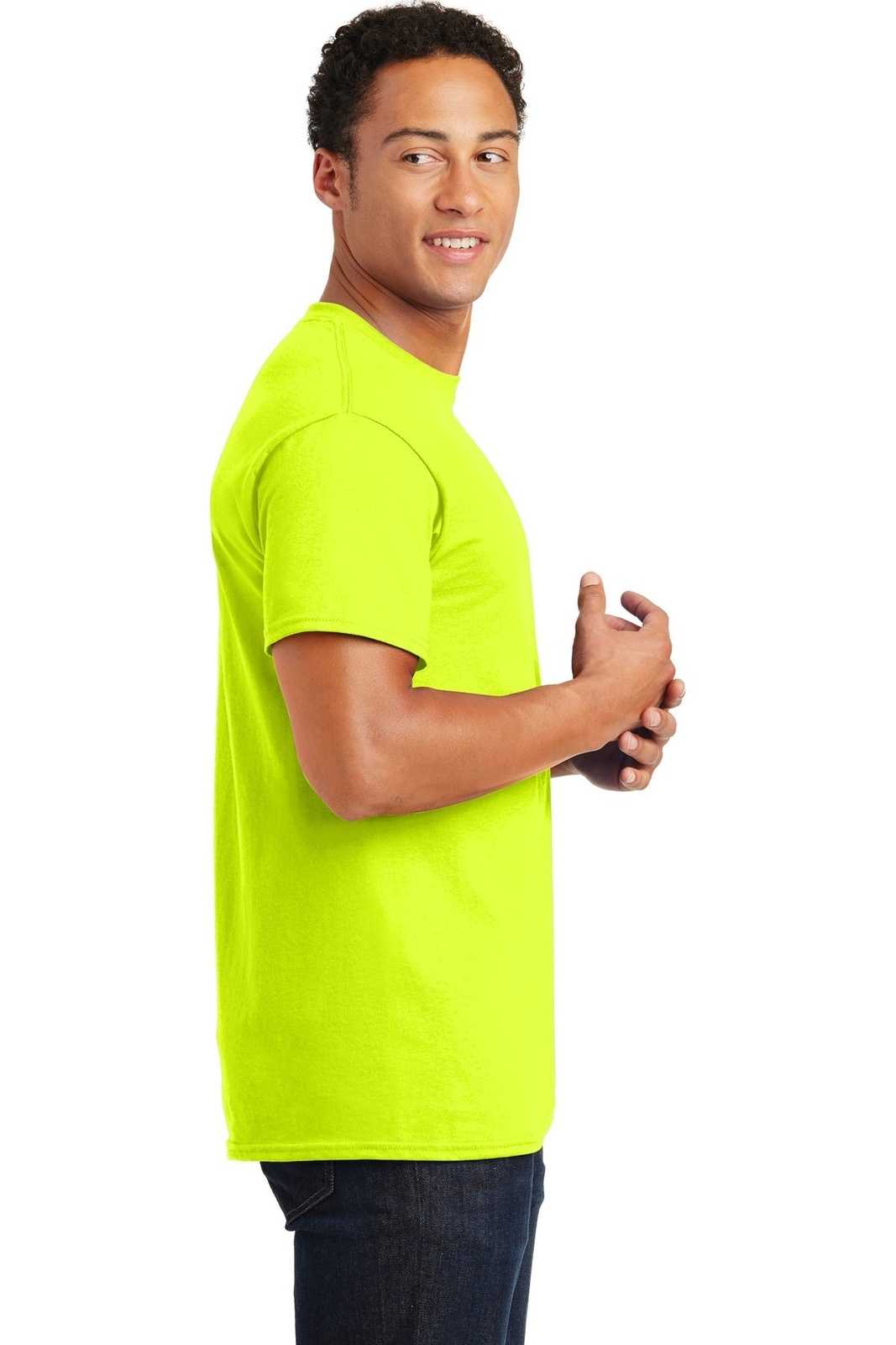 Gildan 2000 Ultra Cotton 100% Cotton T-Shirt - Safety Green - HIT a Double