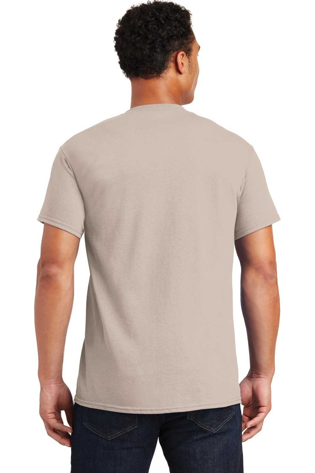 Gildan 2000 Ultra Cotton 100% Cotton T-Shirt - Sand - HIT a Double