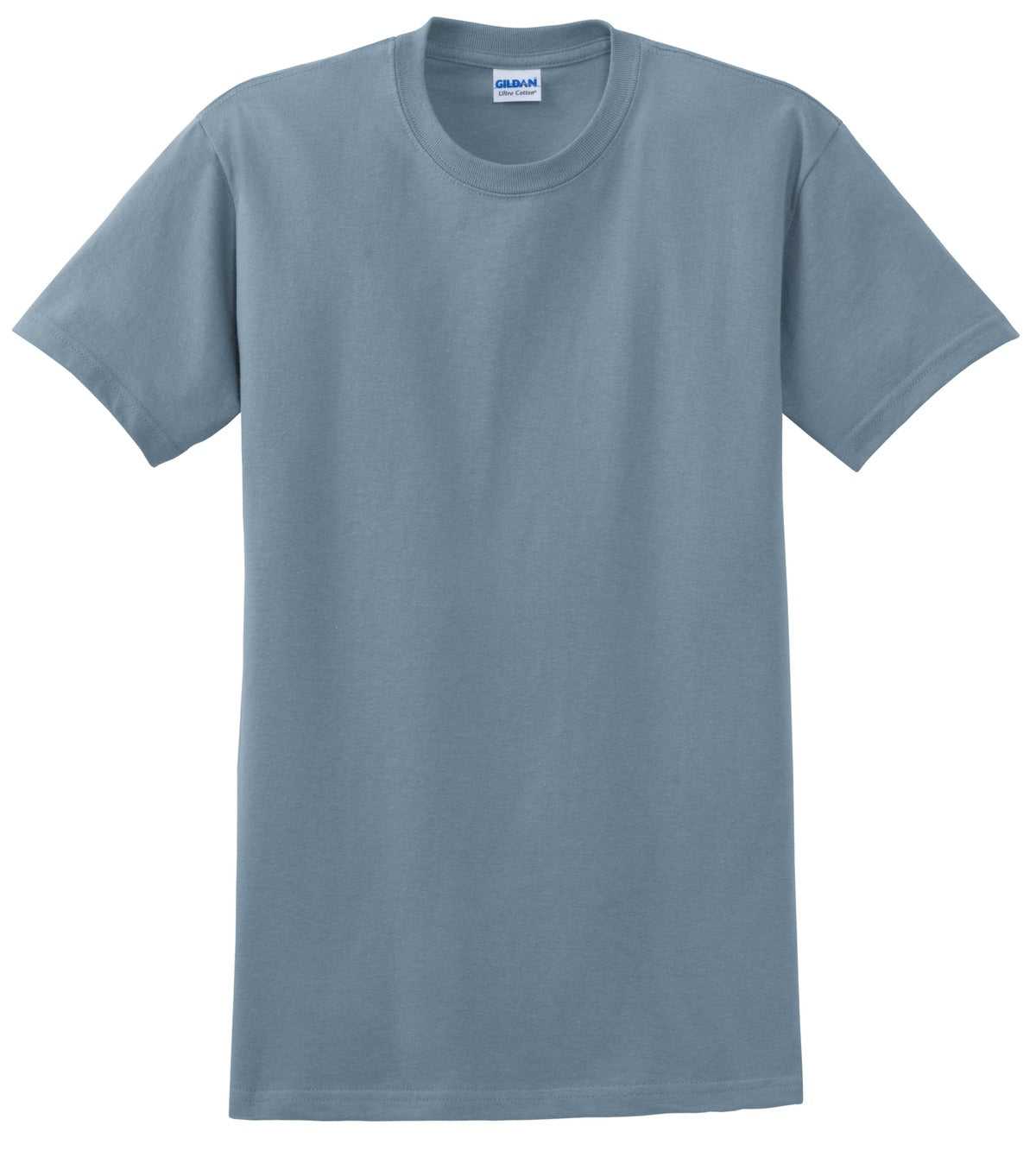 Gildan 2000 Ultra Cotton 100% Cotton T-Shirt - Stone Blue - HIT a Double
