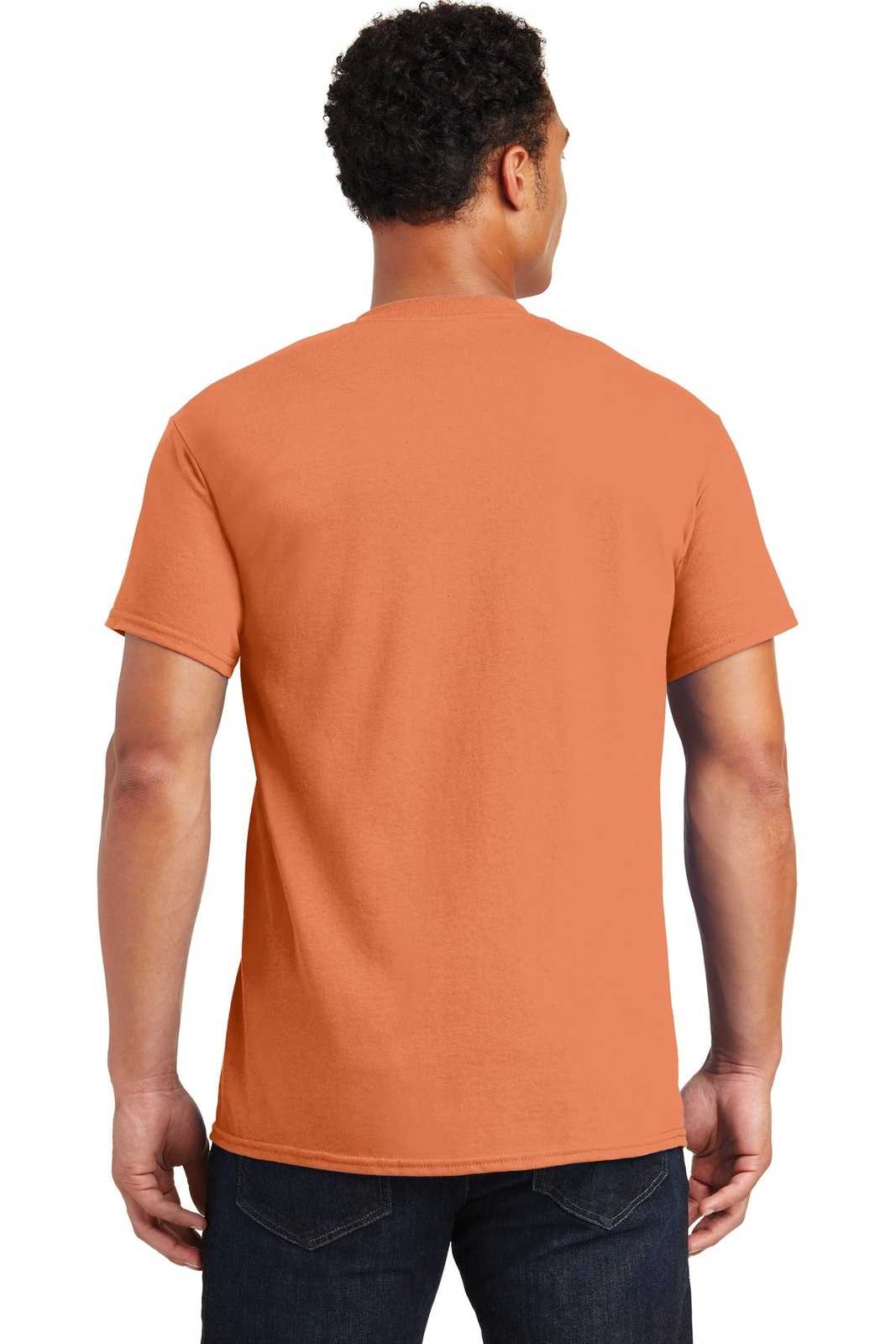 Gildan 2000 Ultra Cotton 100% Cotton T-Shirt - Tangerine - HIT a Double