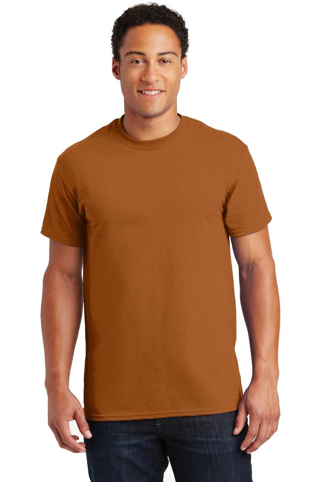 Gildan 2000 Ultra Cotton 100% Cotton T-Shirt - Texas Orange - HIT a Double