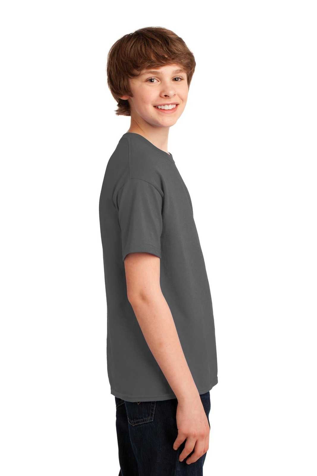Gildan 42000B Youth Performance T-Shirt - Charcoal - HIT a Double