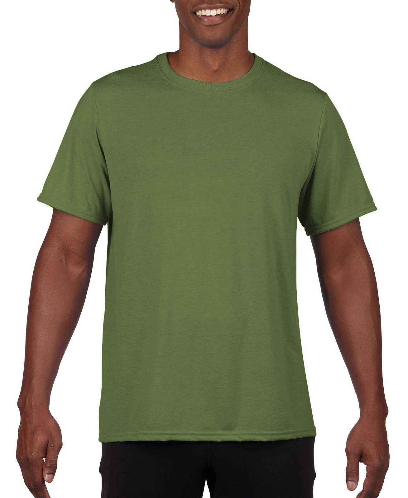 Gildan 42000 Performance T-Shirt - Military Green - HIT a Double