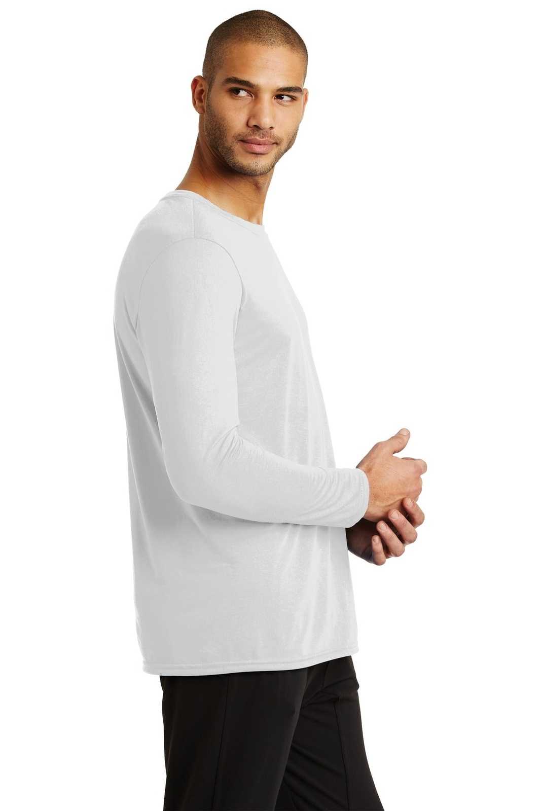 Gildan 42400 Performance Long Sleeve T-Shirt - White - HIT a Double